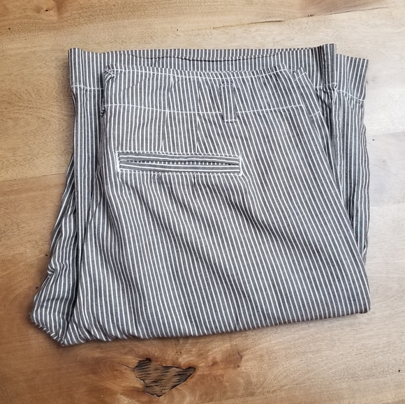 J. Crew Pants - J. Crew Cotton Wide Leg Striped Pants